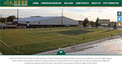 Desktop Screenshot of ndsusoccercamps.com