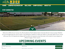 Tablet Screenshot of ndsusoccercamps.com